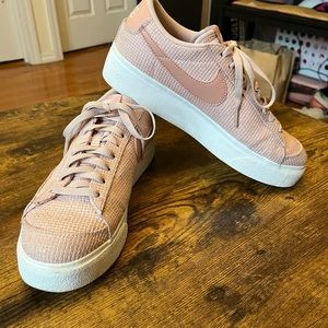 Nike Blazer Low, Pink Oxford-Women’s size 10